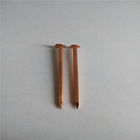 50MM X 2.6 Square Copper Roofing Nails , Polishing Wooden Boat Nails