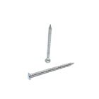 SS304 Checkered Flat Head Nails , Four Hollow Shank Nails 3.5 X 45MM