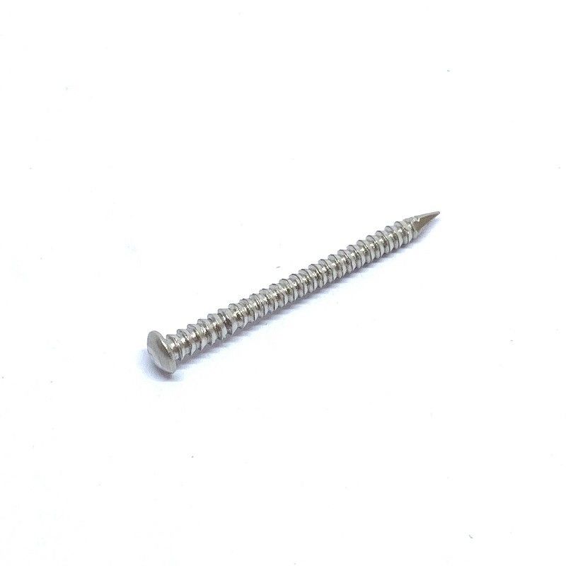 1.95 X 35MM SUS304 Oval Head Stainless Steel Ring Nails For Wood Using