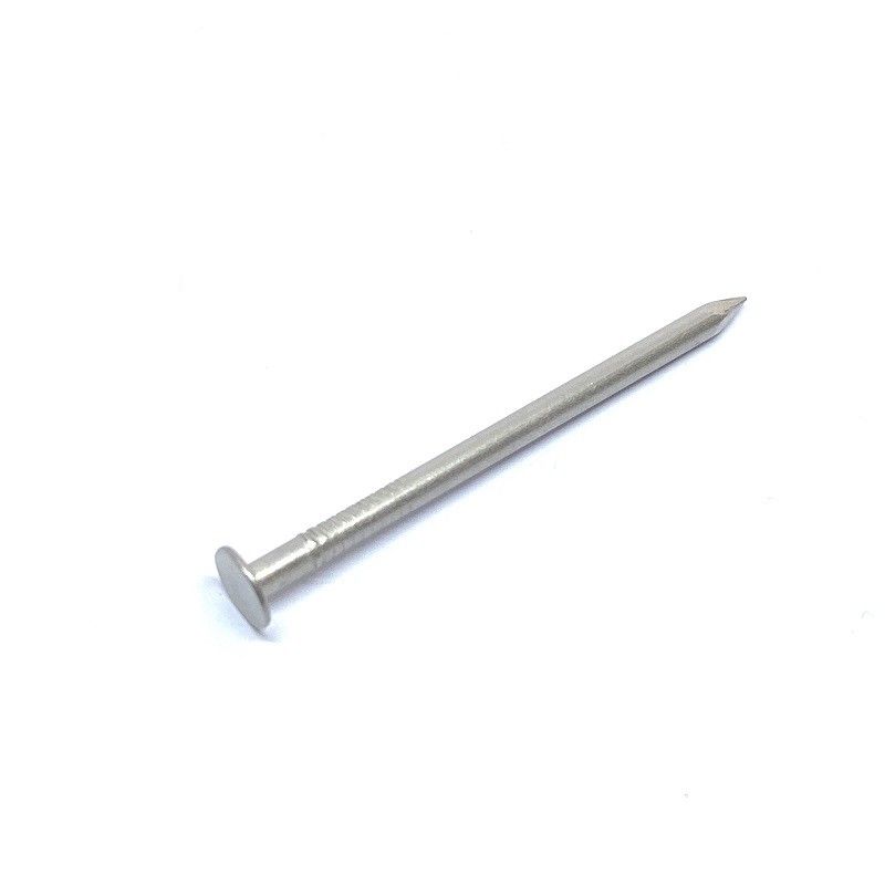 3.05 X 65MM Flat Head 316 Stainless Steel Nails With Plain Bright Shank