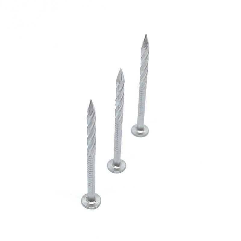 11# X 65MM Flat Head Screw Shank Nails SUS304 JIS Standard Stainless Decking Nails